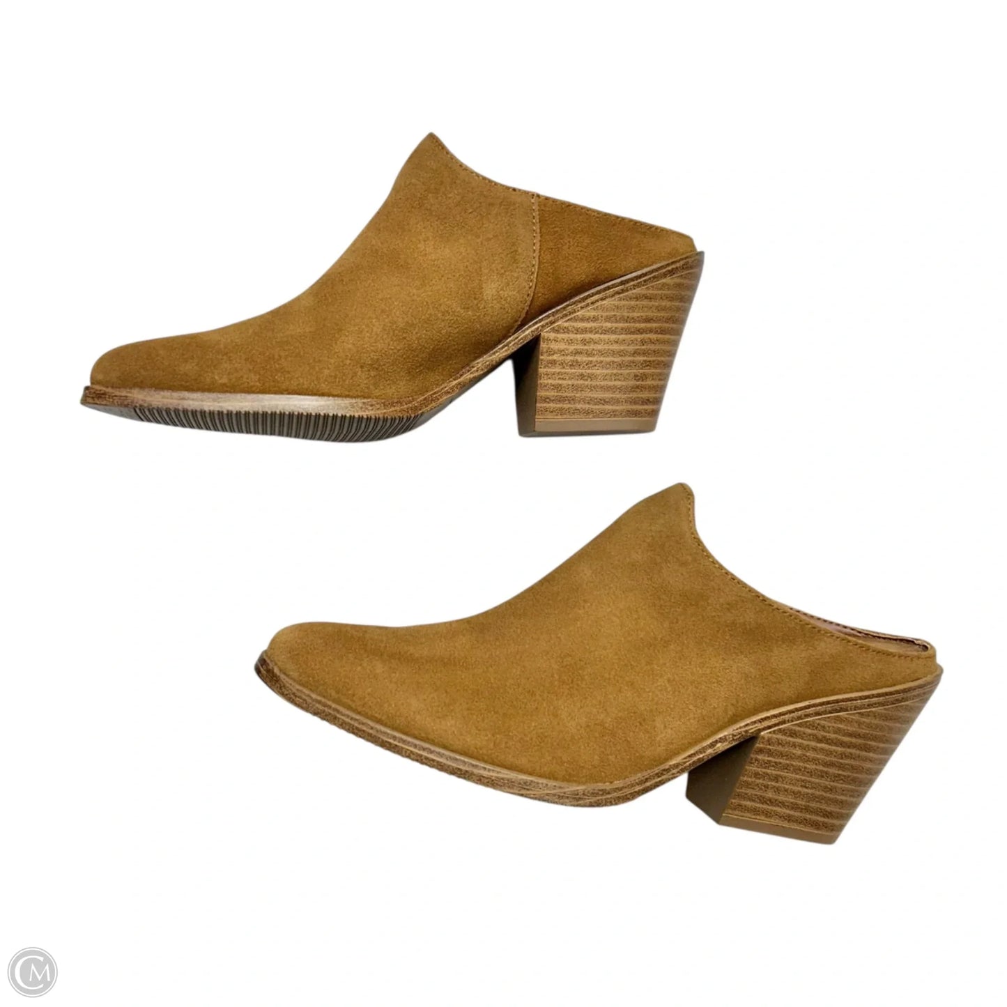 Shoes Heels Block By Aqua College In Tan, Size: 7.5