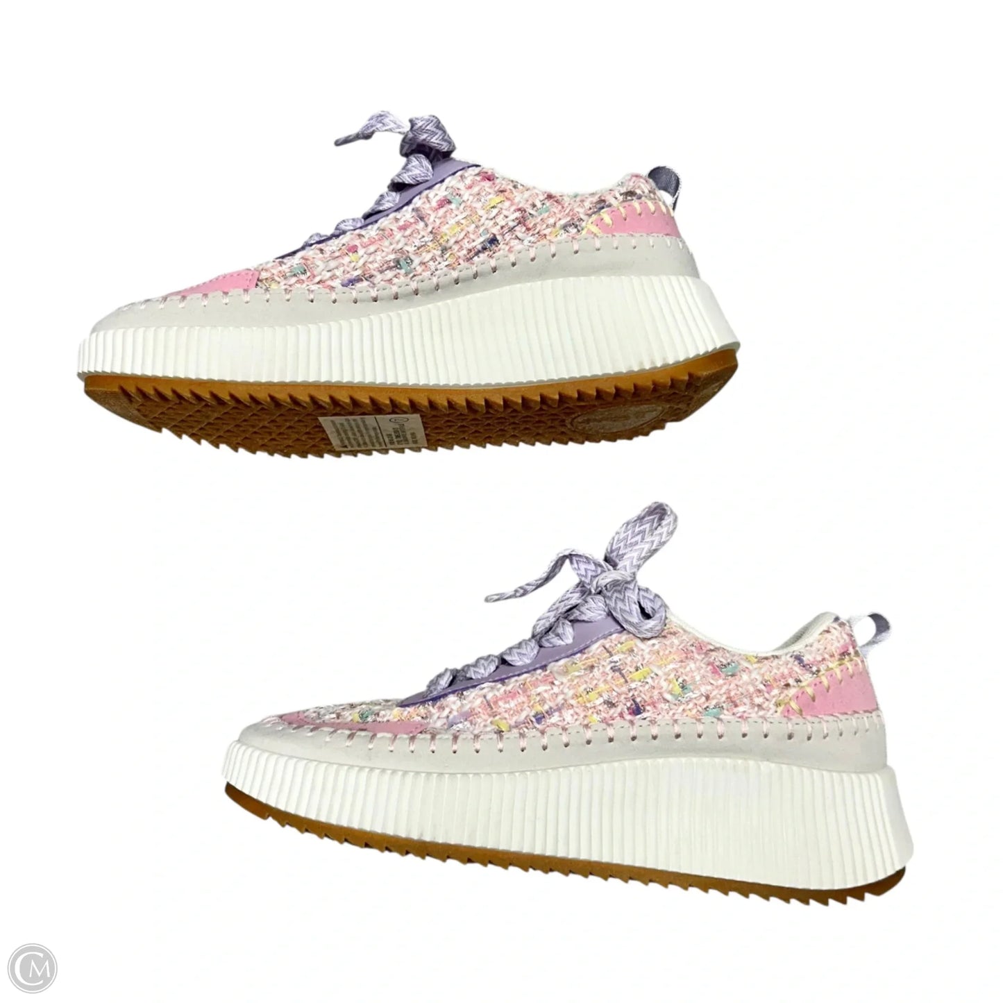 Shoes Sneakers By La Sheelah In Pink & Purple, Size: 7