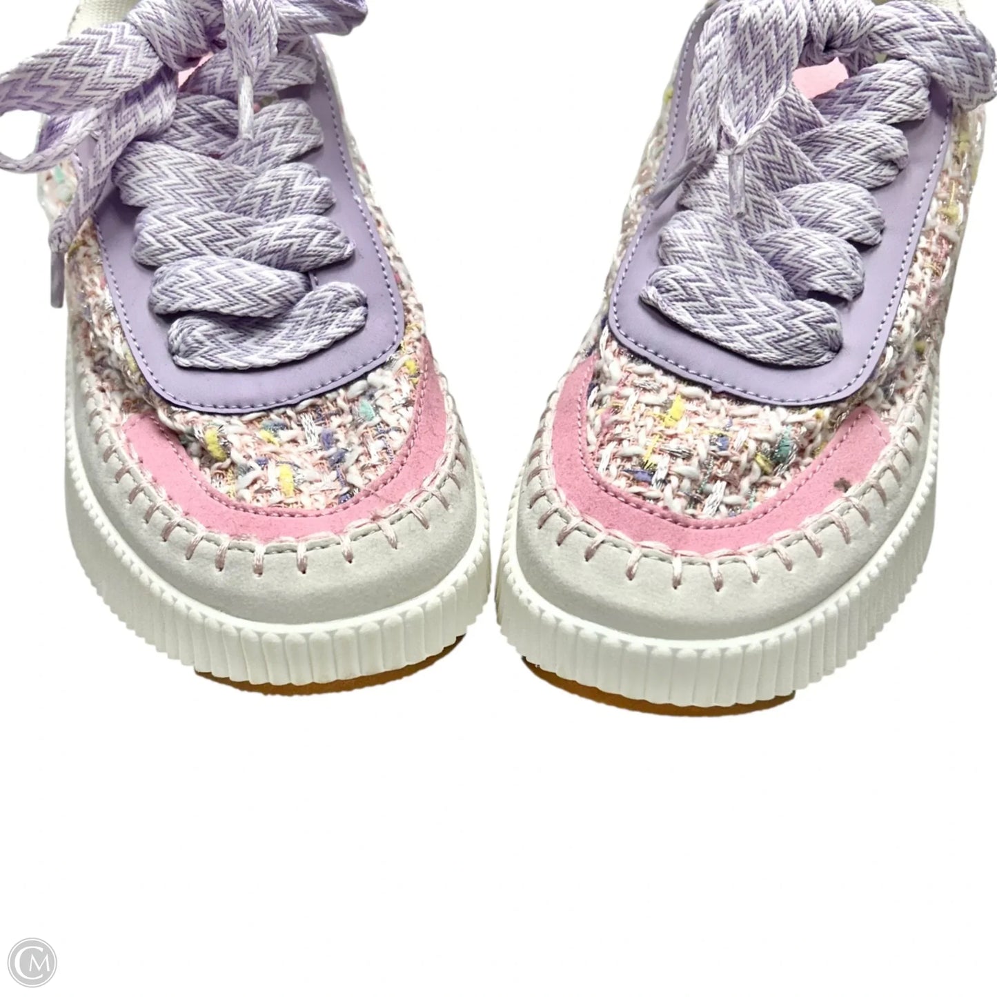 Shoes Sneakers By La Sheelah In Pink & Purple, Size: 7