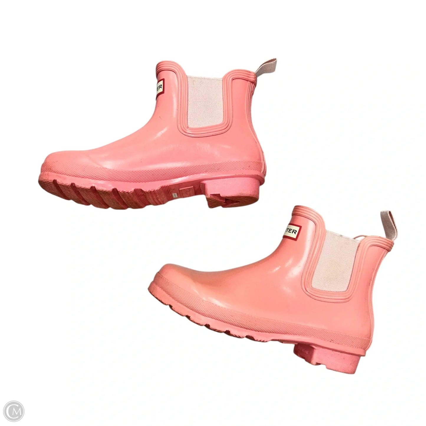 Boots Rain By Hunter In Pink, Size: 7