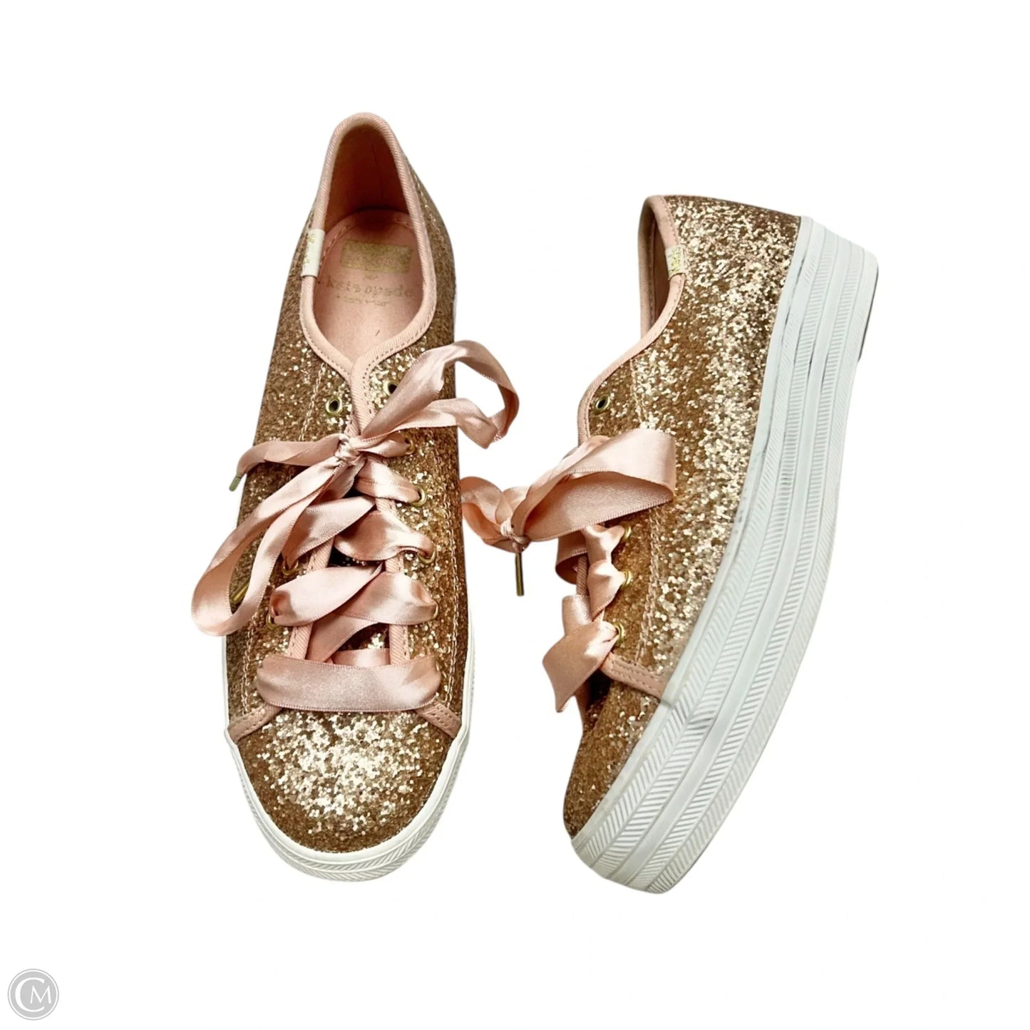 Shoes Sneakers By Keds In Rose Gold, Size: 8