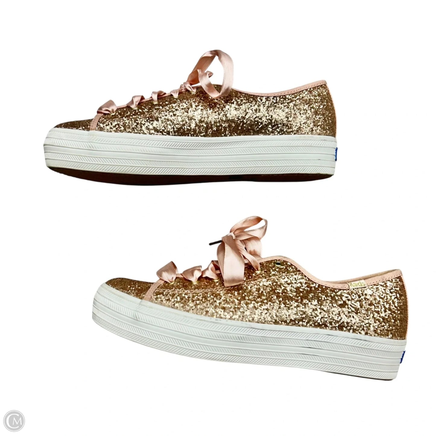 Shoes Sneakers By Keds In Rose Gold, Size: 8