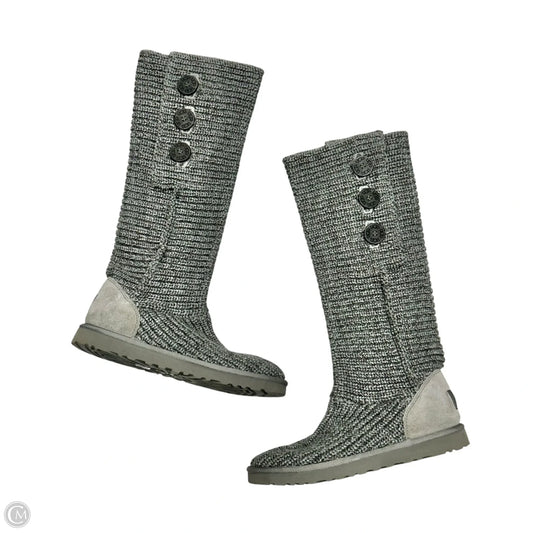 Boots Designer By Ugg In Grey, Size: 10