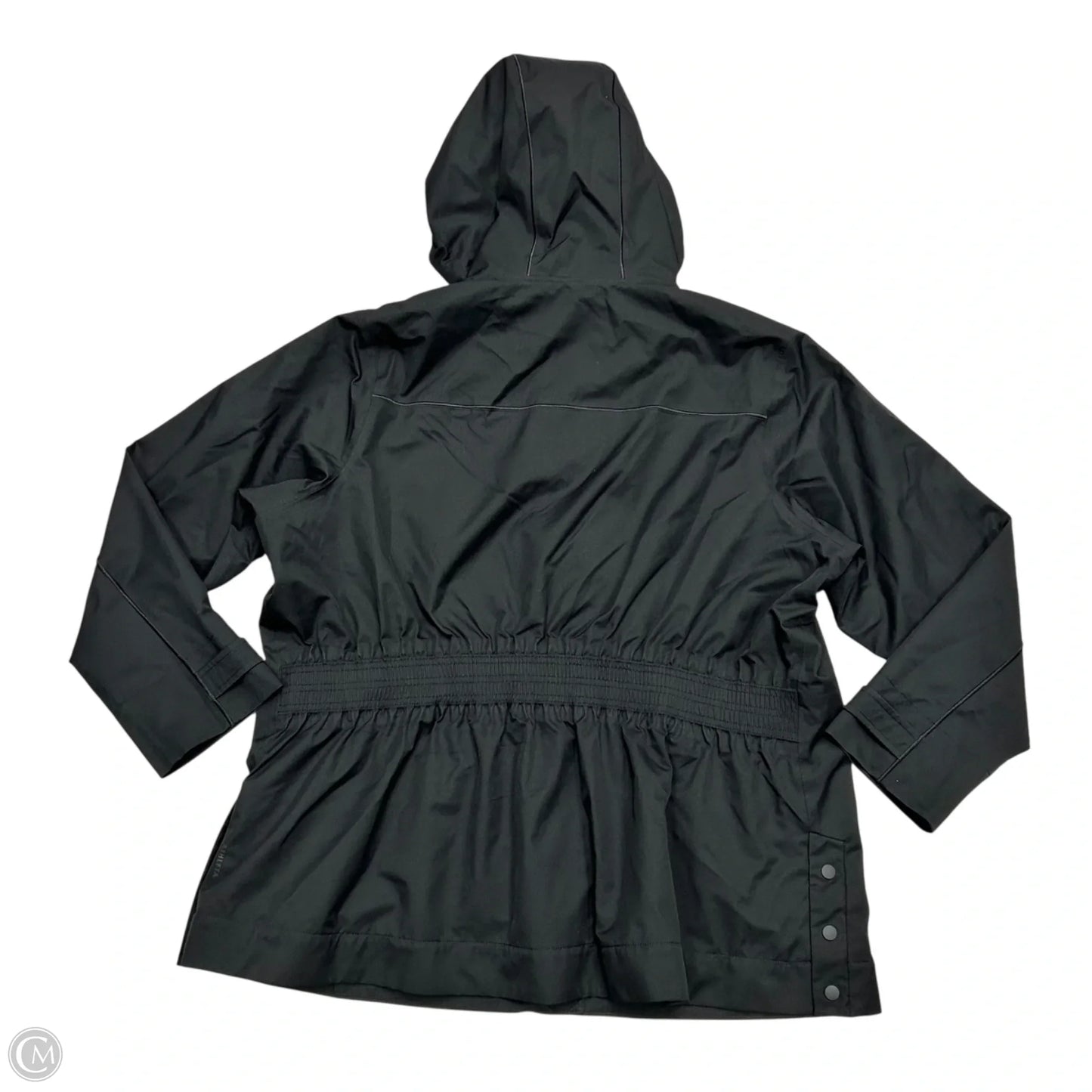 Jacket Windbreaker By Athleta In Black, Size: 1x