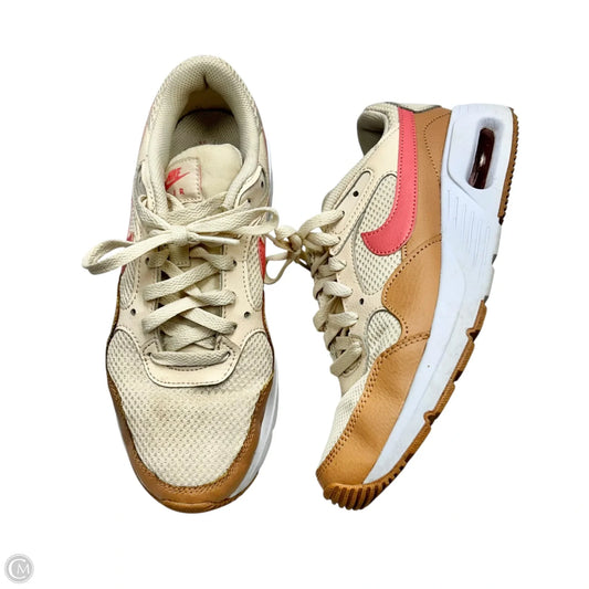 Shoes Athletic By Nike In Pink & Tan, Size: 7.5