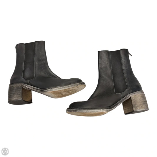 Boots Ankle Heels By Free People In Navy, Size: 8.5