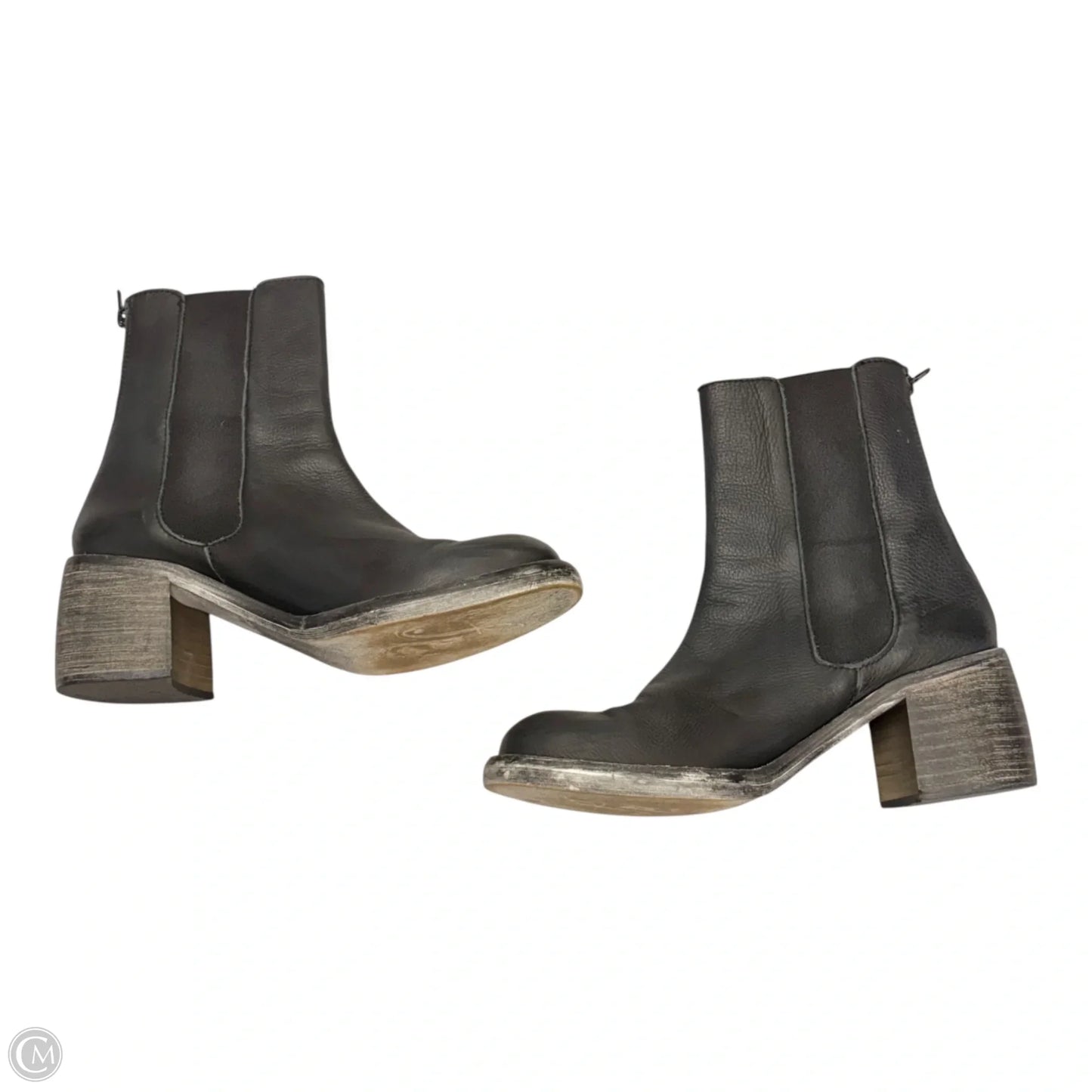 Boots Ankle Heels By Free People In Navy, Size: 8.5