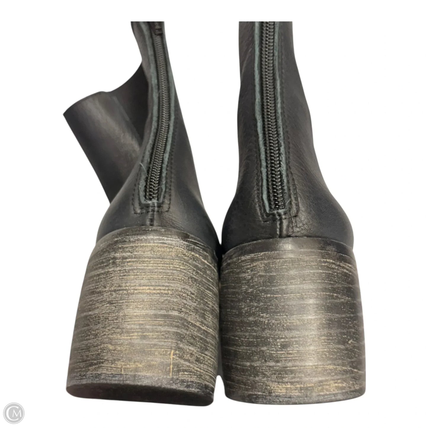 Boots Ankle Heels By Free People In Navy, Size: 8.5