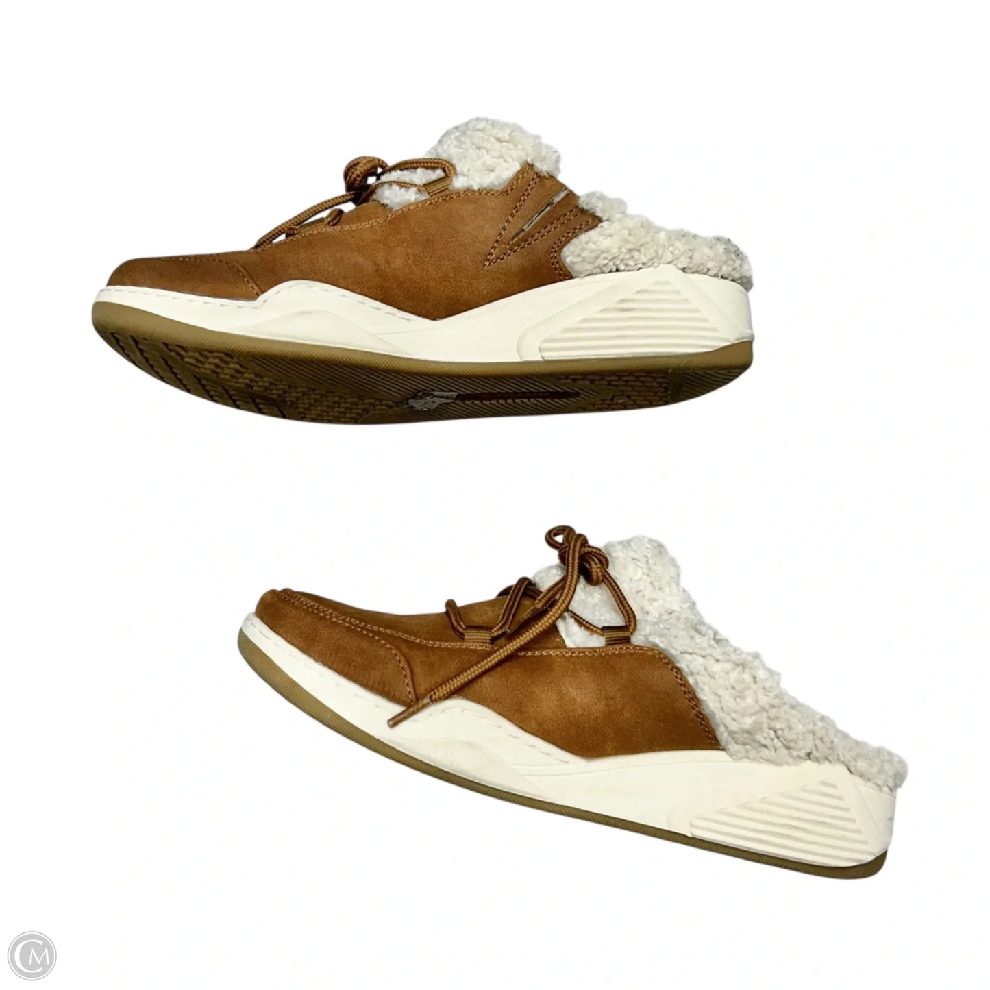 Shoes Sneakers By Bare Traps In Brown & Cream, Size: 8