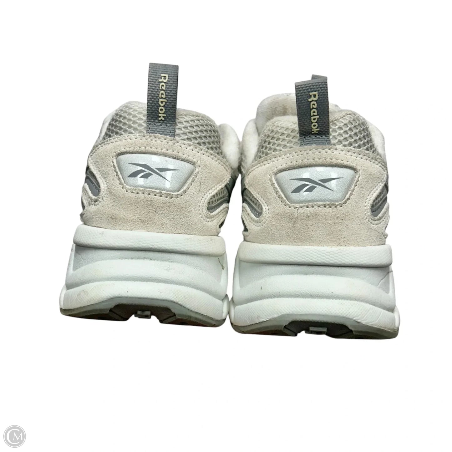 Shoes Athletic By Reebok In Grey & White, Size: 9