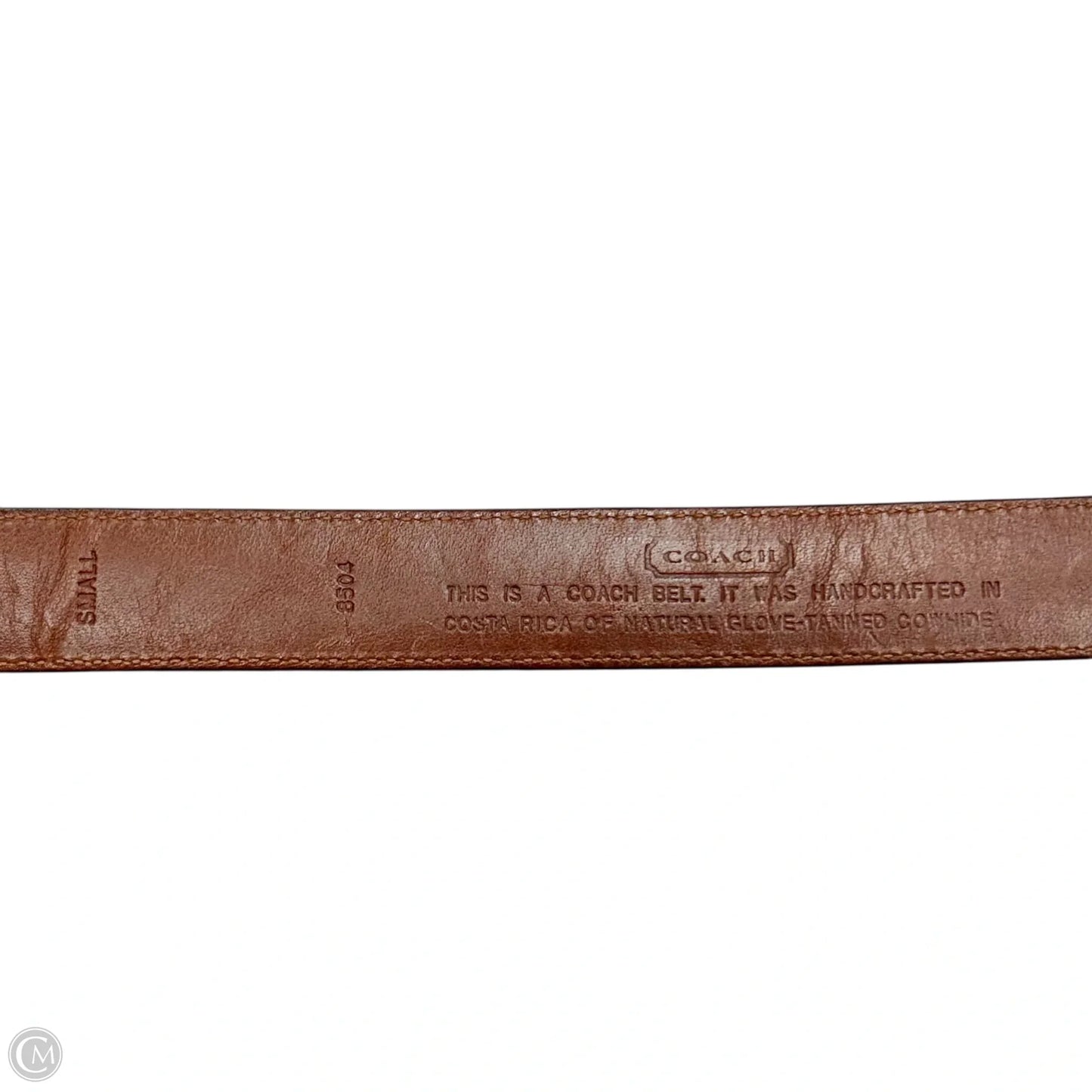 Belt Designer By Coach, Size: Small