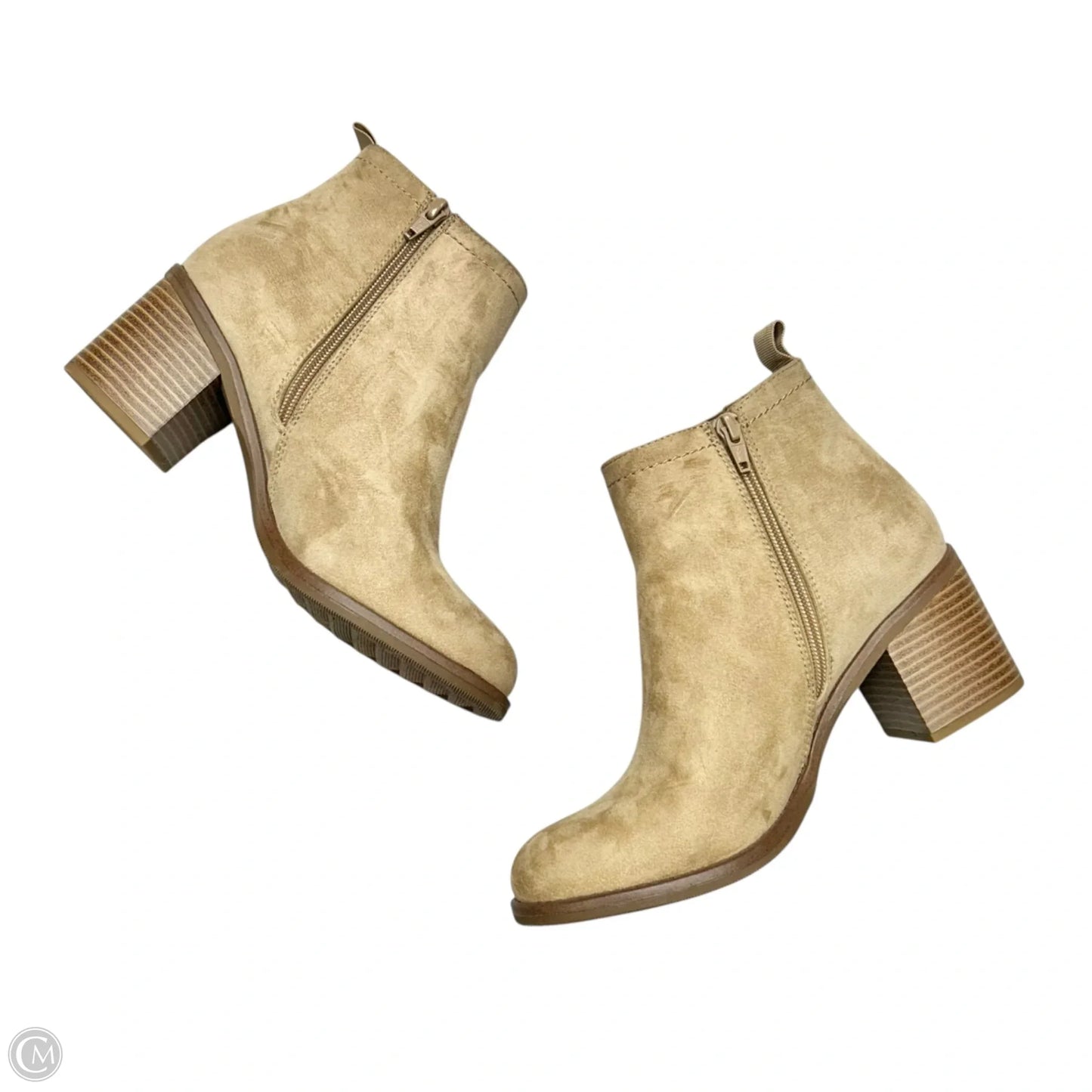 Boots Ankle Heels By Sonoma In Tan, Size: 8.5