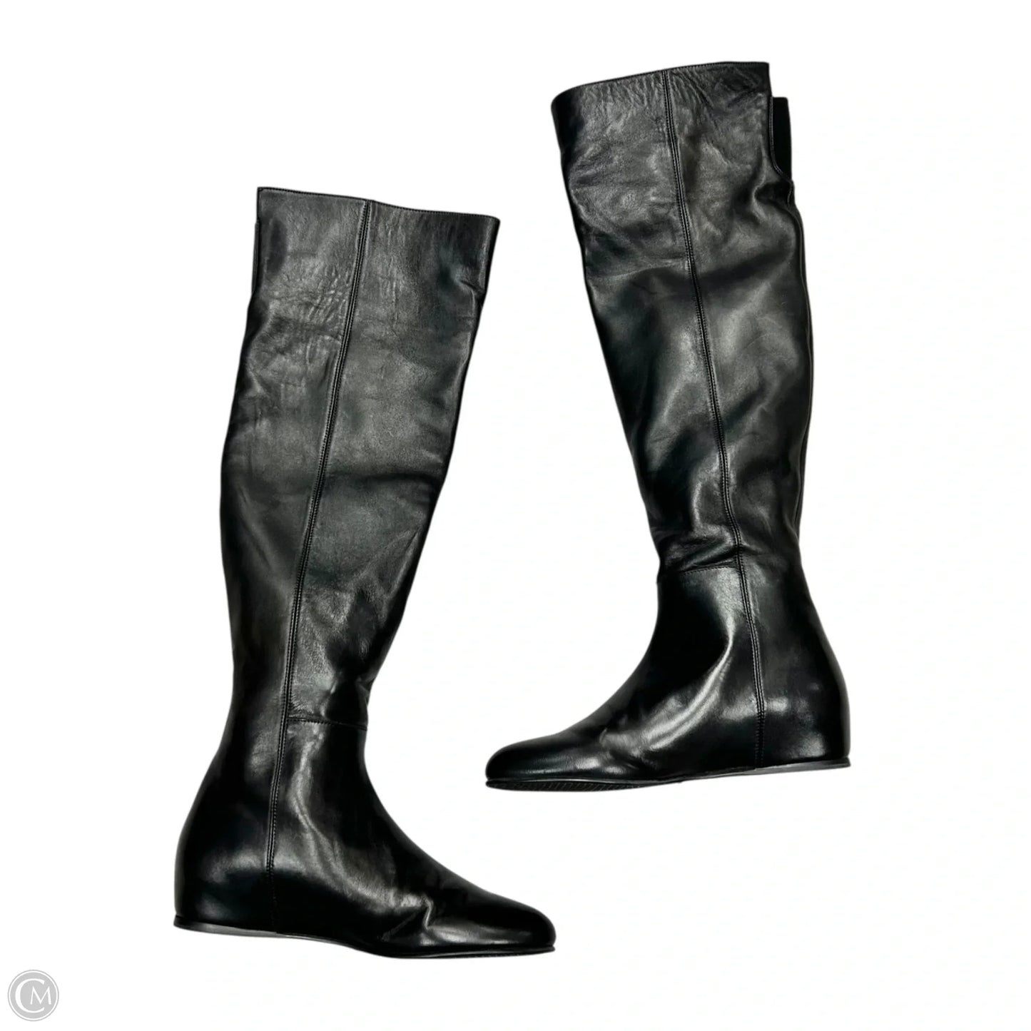 Boots Designer By Stuart Weitzman In Black, Size: 6.5