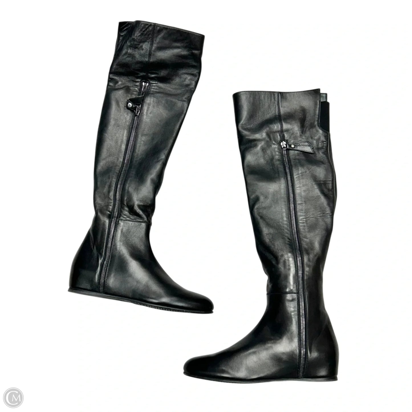 Boots Designer By Stuart Weitzman In Black, Size: 6.5