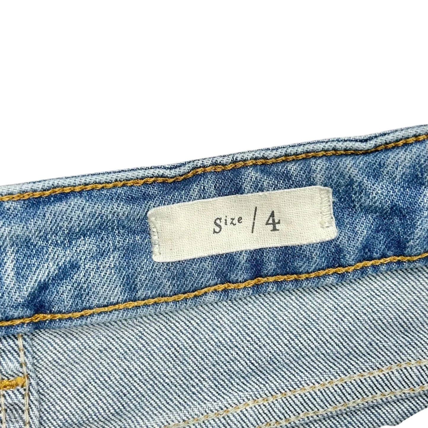 Skirt Mini & Short By Pilcro In Blue Denim, Size: 4