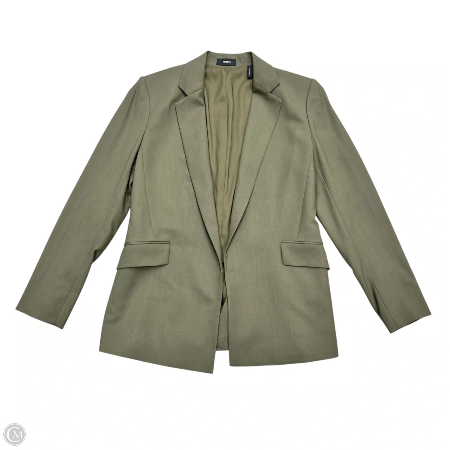Blazer By Theory In Green, Size: S