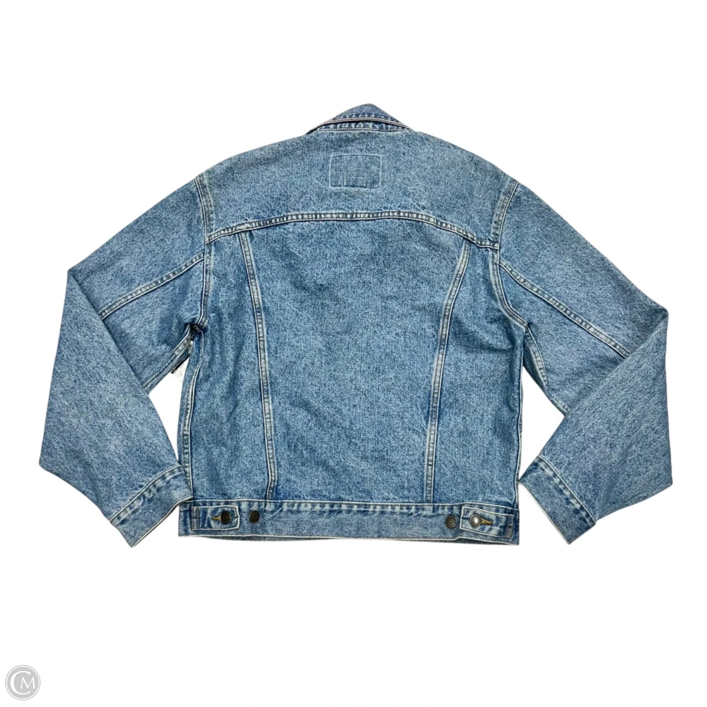 Jacket Denim By Gap In Blue Denim, Size: M