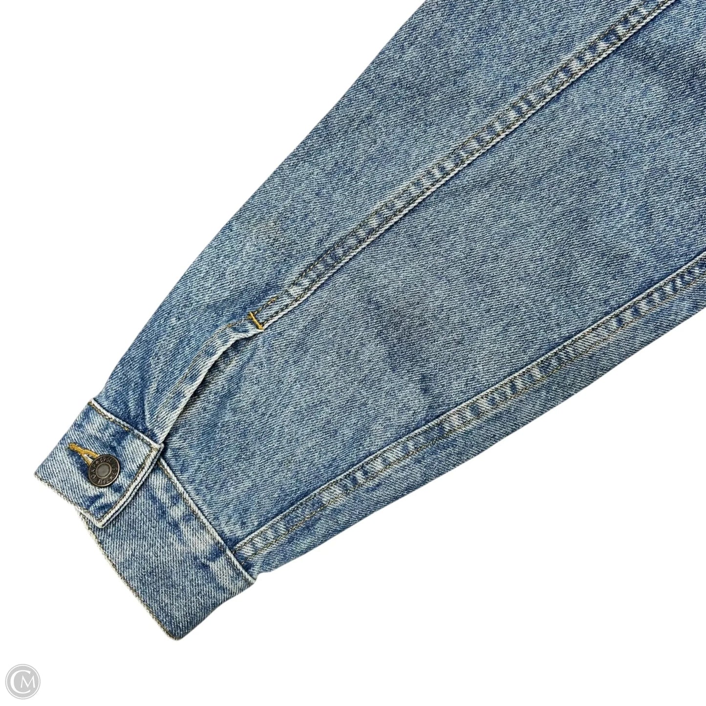 Jacket Denim By Gap In Blue Denim, Size: M