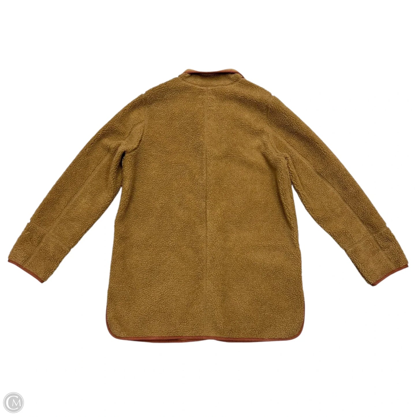 Jacket Faux Fur & Sherpa By Old Navy In Tan, Size: M