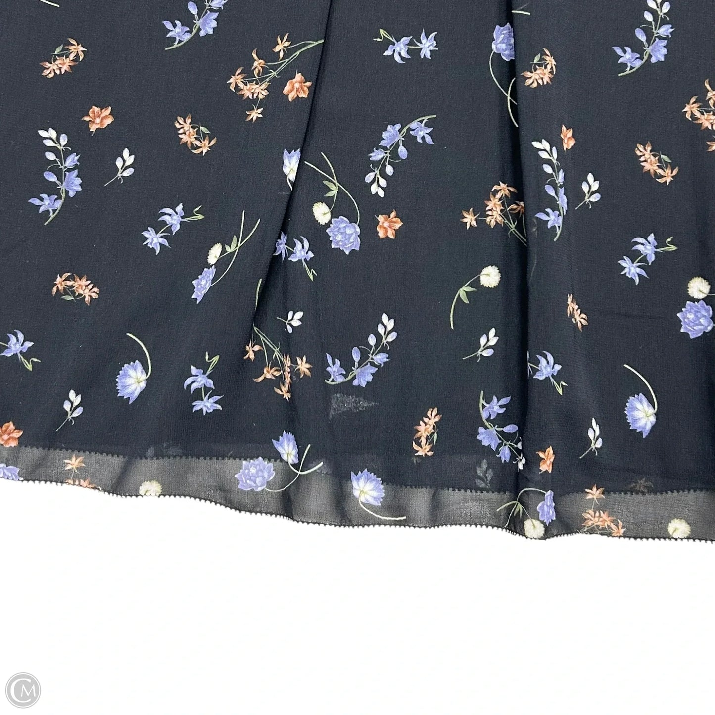 Dress Casual Maxi By Wilfred In Black & Blue, Size: Xl