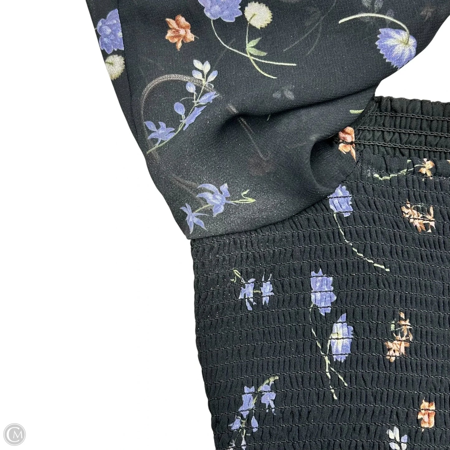 Dress Casual Maxi By Wilfred In Black & Blue, Size: Xl