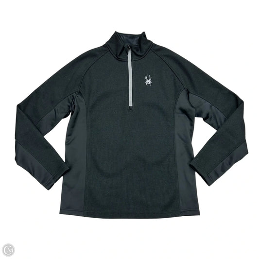 Athletic Jacket By Spyder In Black, Size: L