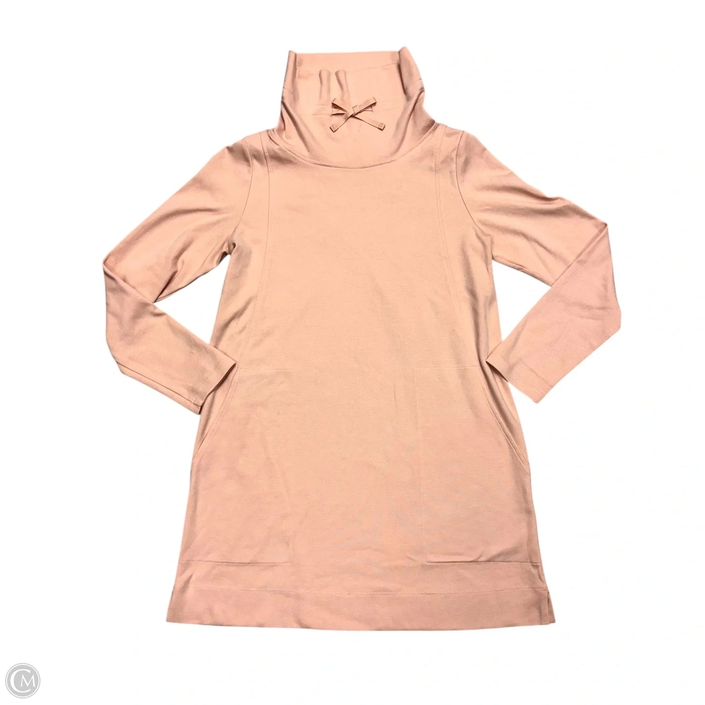 Dress Sweater By Eileen Fisher In Peach, Size: Xs