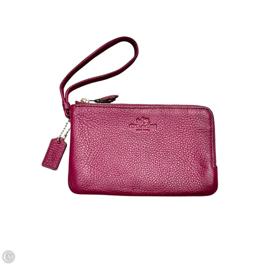 Wristlet Designer By Coach, Size: Small