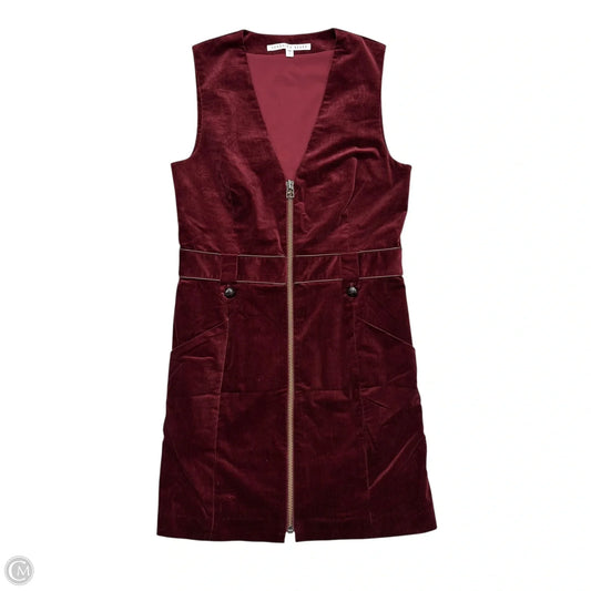 Dress Casual Short By Veronica Beard In Maroon, Size: S