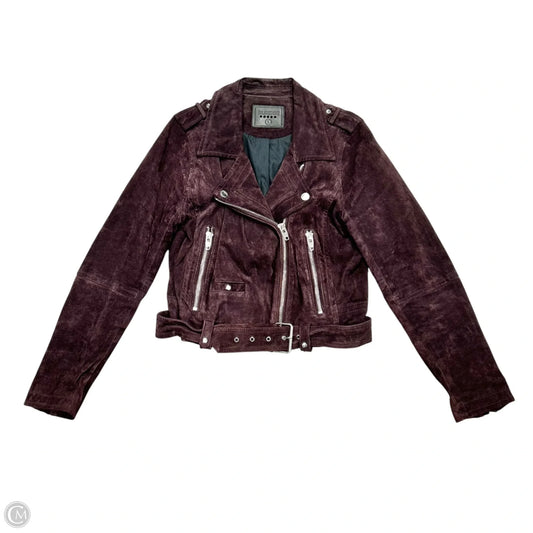 Jacket Leather By Blanknyc In Purple, Size: L