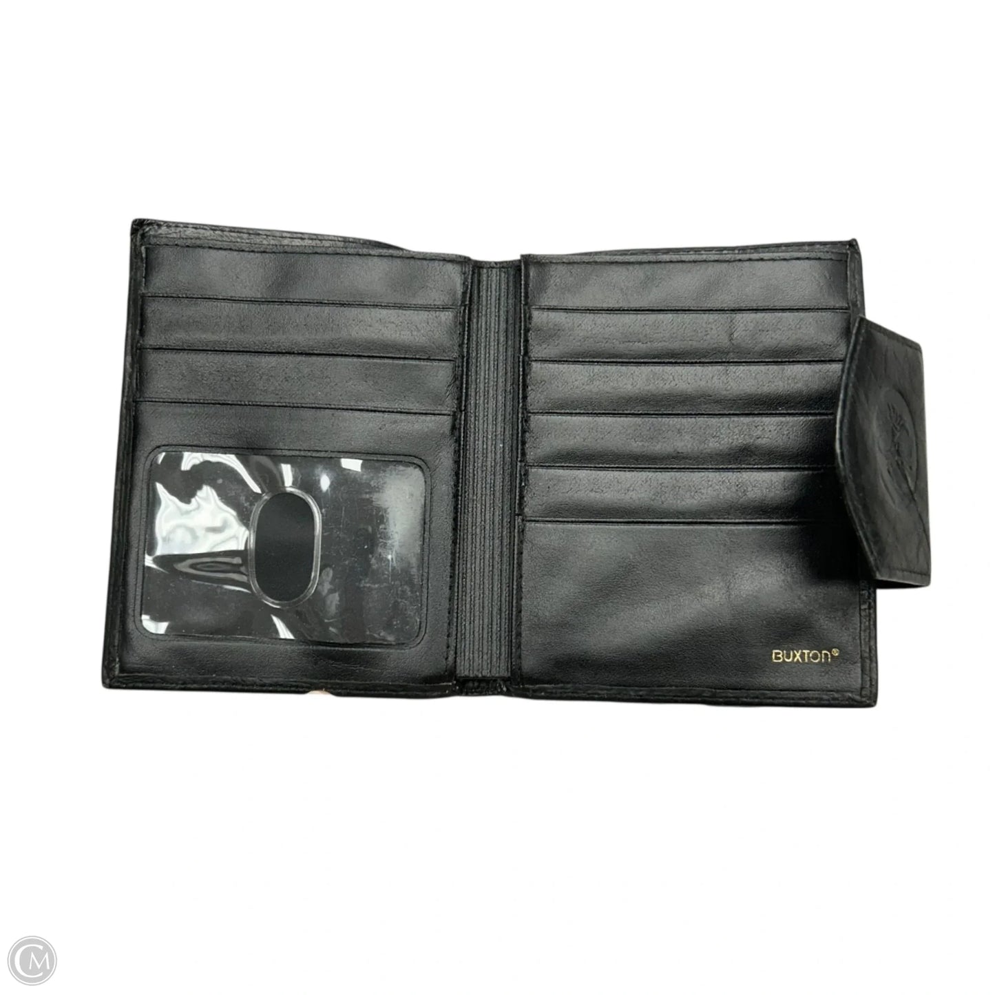 Wallet Leather By Buxton, Size: Medium