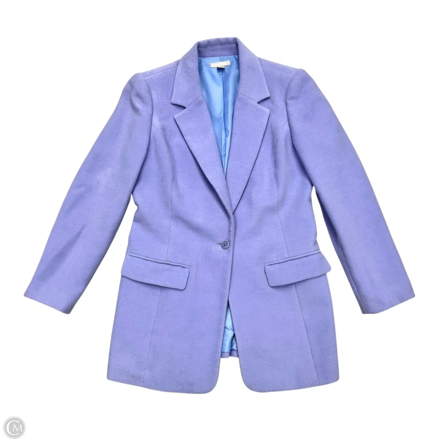 Coat Peacoat By Nordstrom In Purple, Size: S