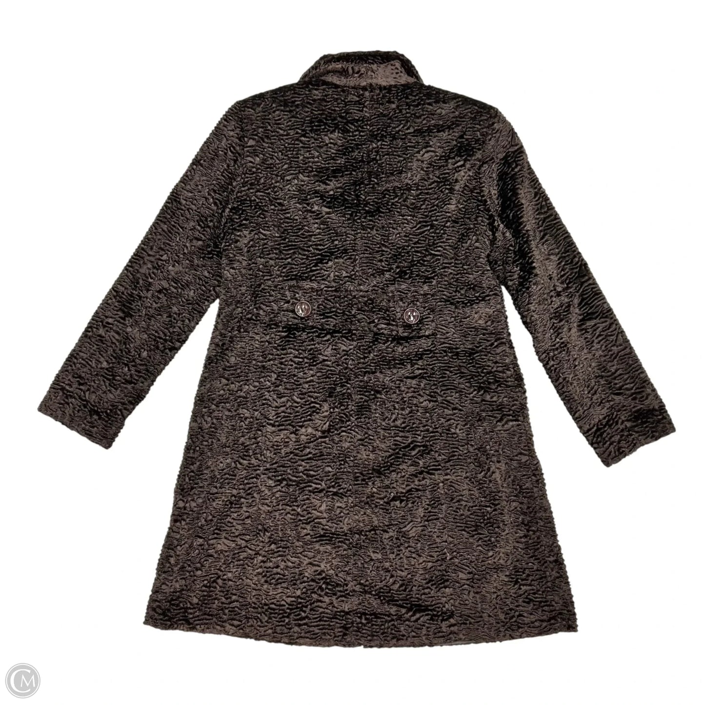 Coat Faux Fur & Sherpa By Worthington In Brown, Size: L