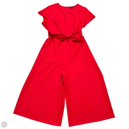 Jumpsuit By Lane Bryant In Red, Size: 4x