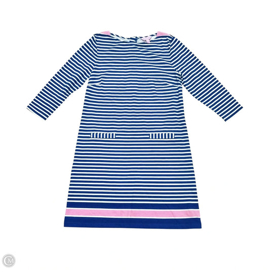 Dress Designer By Lilly Pulitzer In Blue & White, Size: L