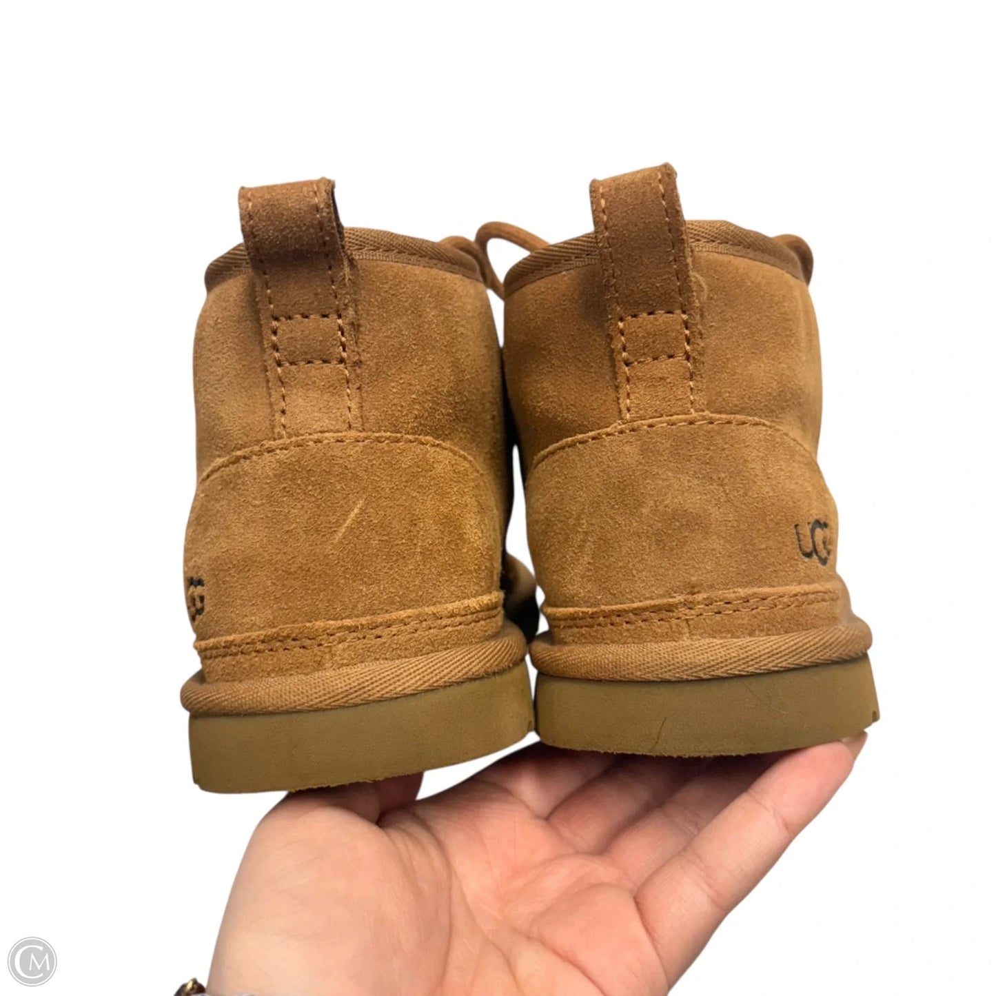 Boots Designer By Ugg In Tan, Size: 5