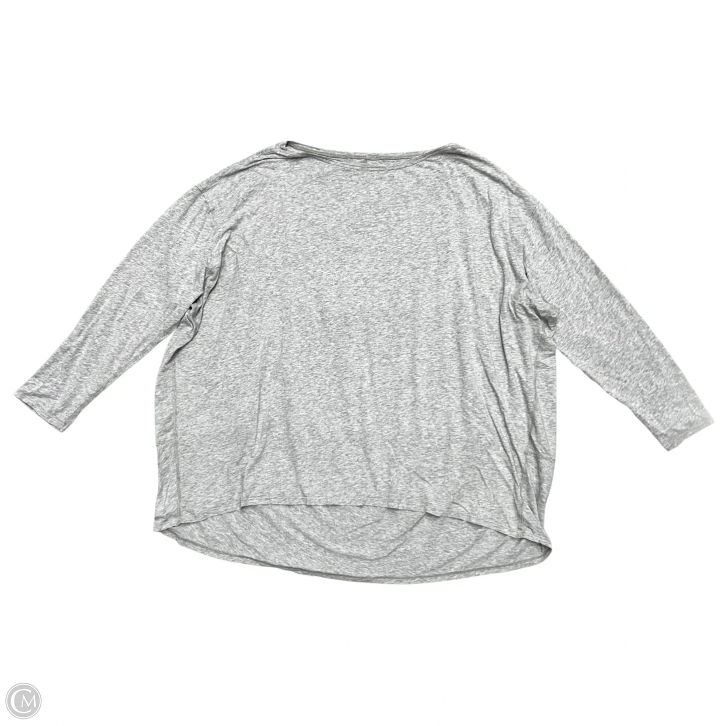 Athletic Top Long Sleeve Crewneck By Lululemon In Grey, Size: Xl
