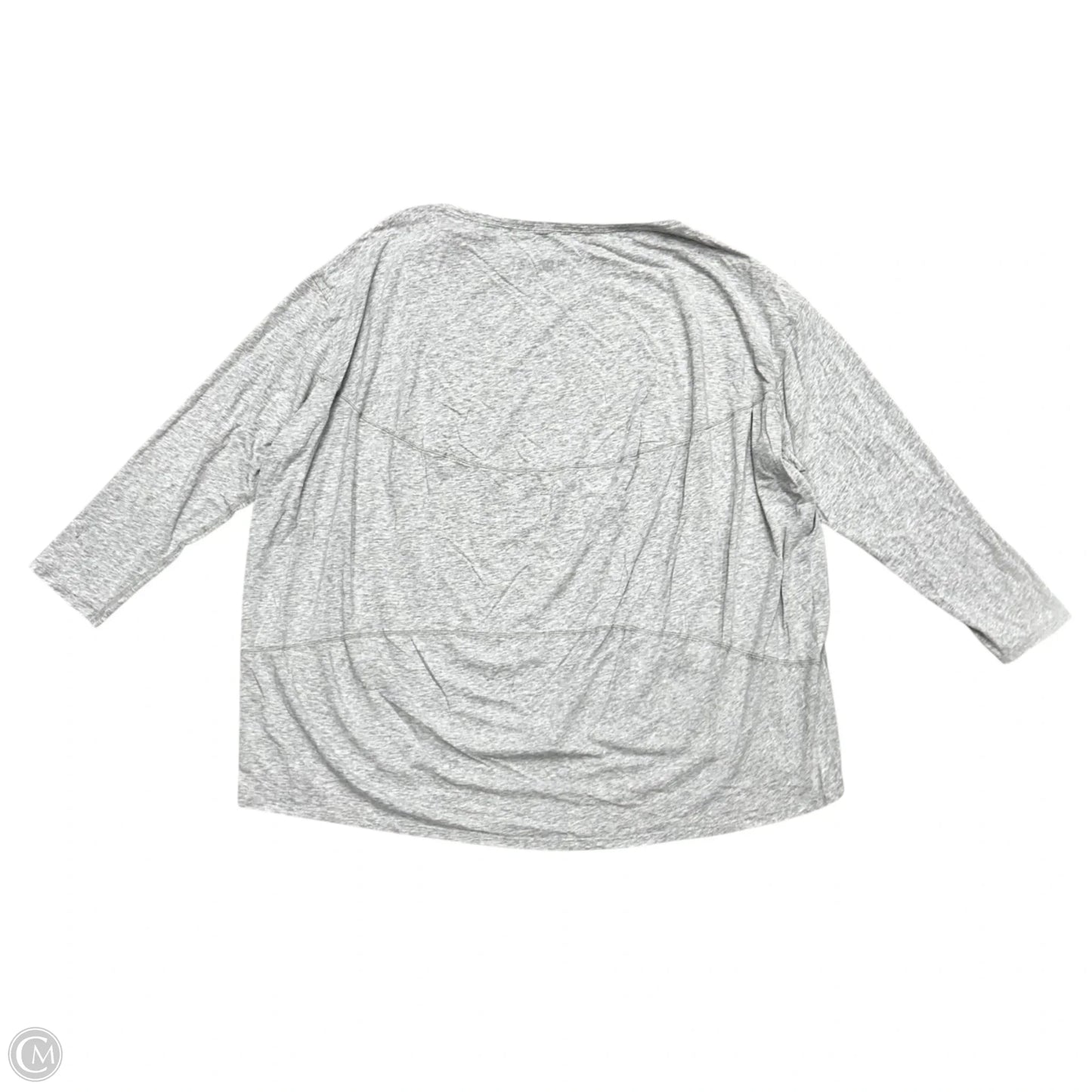 Athletic Top Long Sleeve Crewneck By Lululemon In Grey, Size: Xl