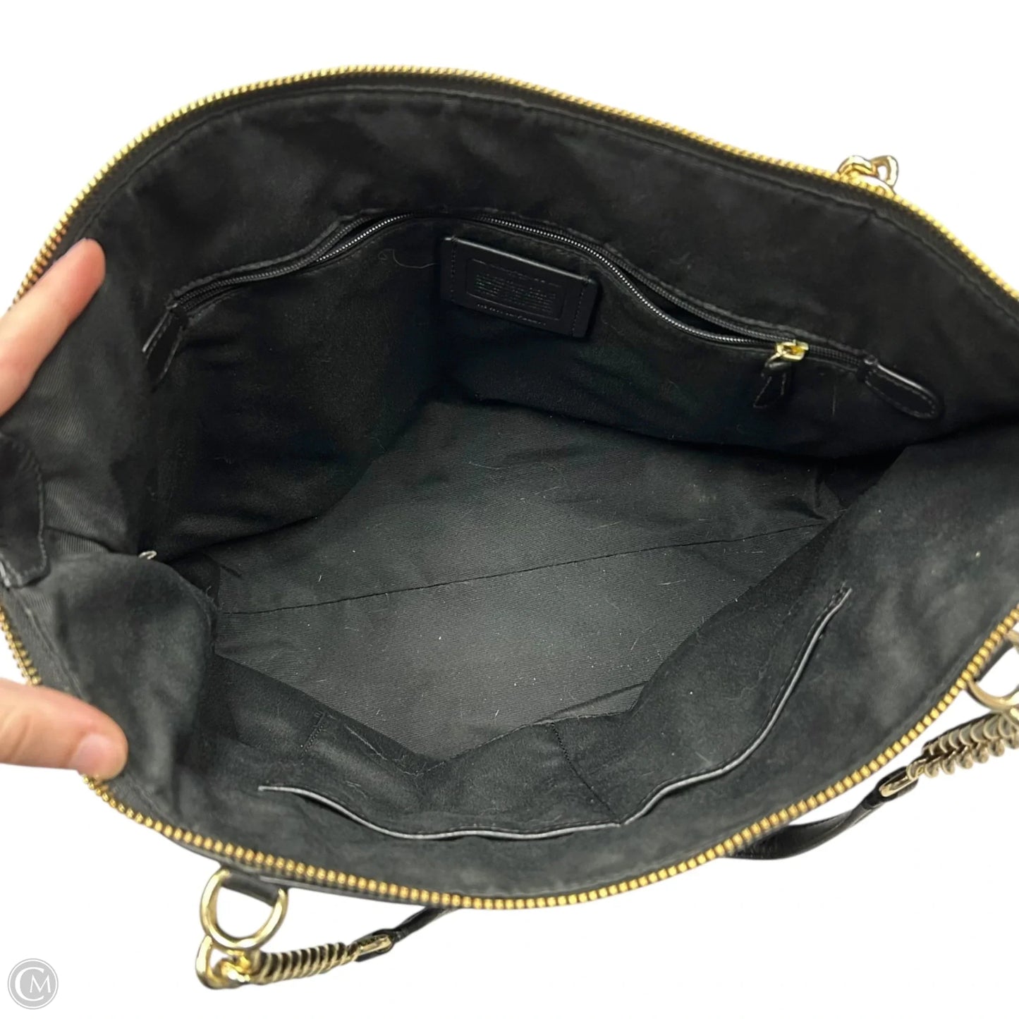 Tote Designer By Coach, Size: Medium