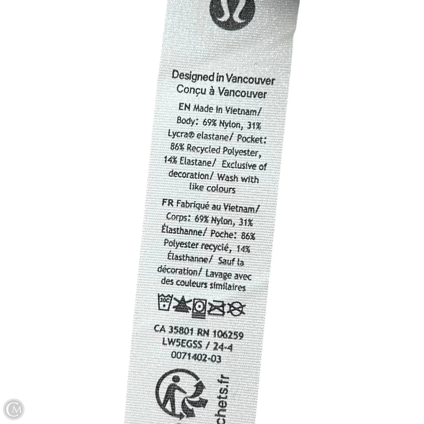 Athletic Pants By Lululemon In Brown, Size: M