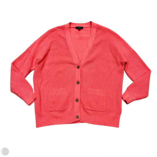 Sweater Cardigan By J. Crew In Pink, Size: S