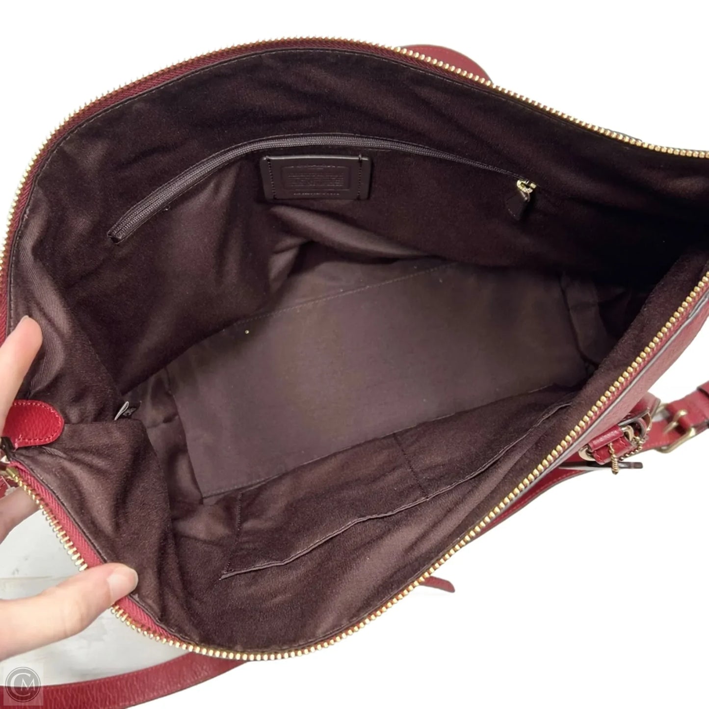 Tote Designer By Coach, Size: Large