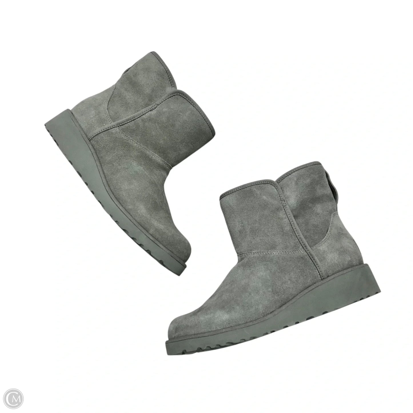 Boots Designer By Ugg In Grey, Size: 7.5