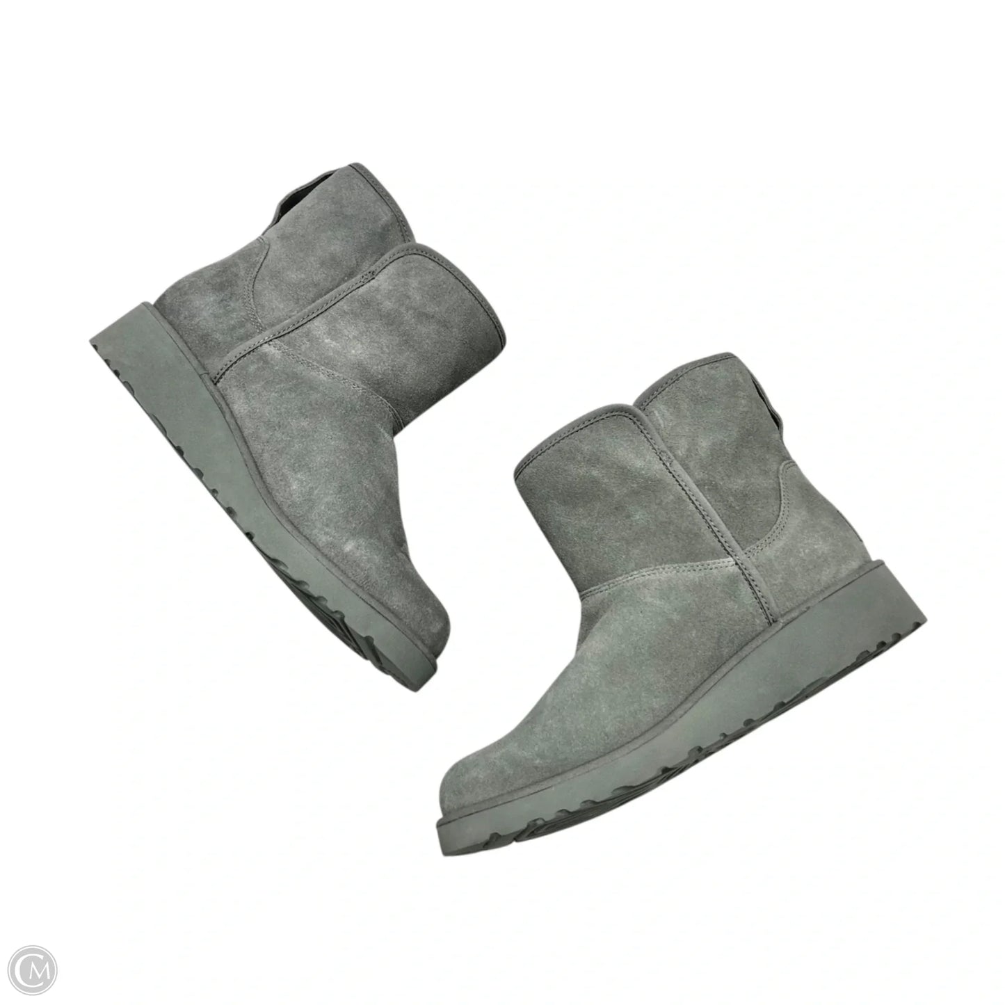 Boots Designer By Ugg In Grey, Size: 7.5