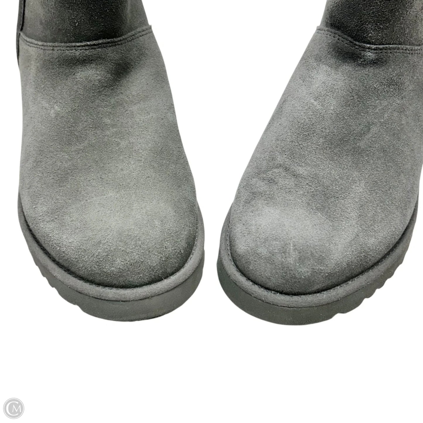 Boots Designer By Ugg In Grey, Size: 7.5