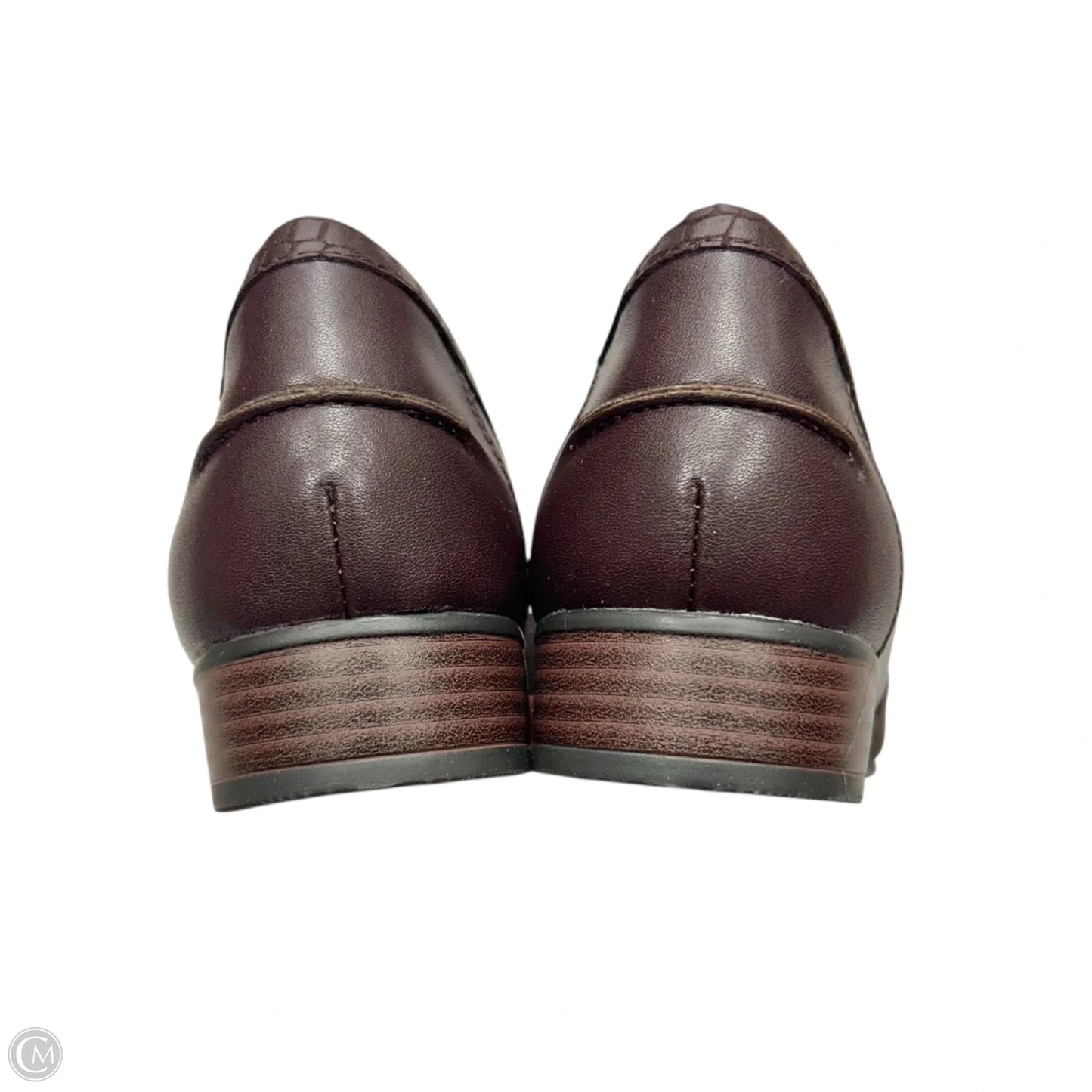 Shoes Flats By Clarks In Brown, Size: 7