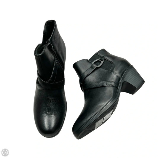 Boots Ankle Heels By Clarks In Black, Size: 7