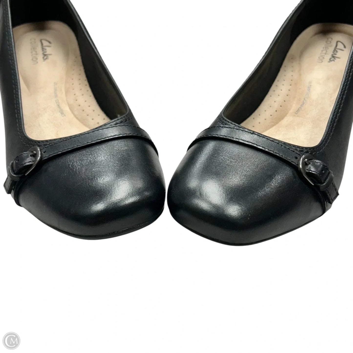 Shoes Heels Block By Clarks In Black, Size: 8.5