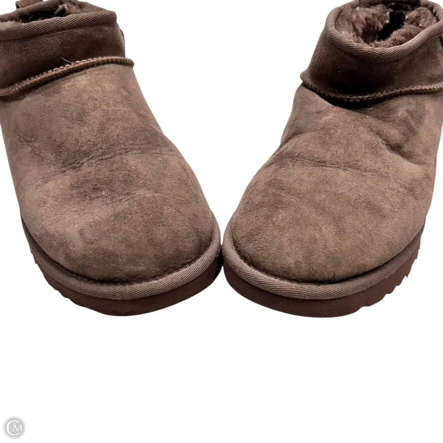 Boots Designer By Ugg In Brown, Size: 8