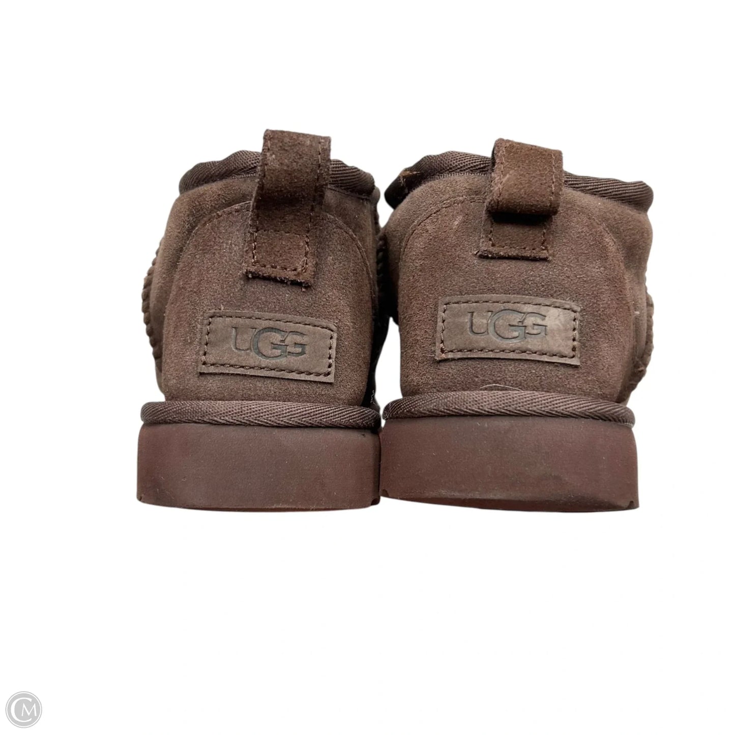 Boots Designer By Ugg In Brown, Size: 8